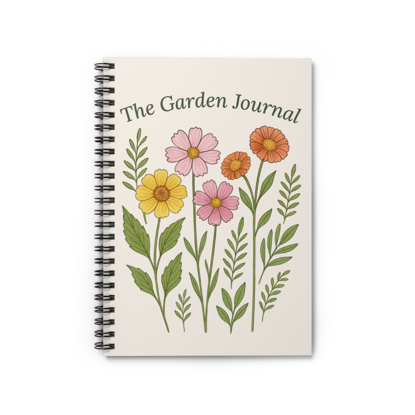 Garden Journal - Perfect for Plant Lovers, Nature Enthusiasts, Gift for Gardeners, Floral Notebook