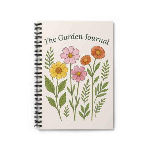Garden Journal - Perfect for Plant Lovers, Nature Enthusiasts, Gift for Gardeners, Floral Notebook