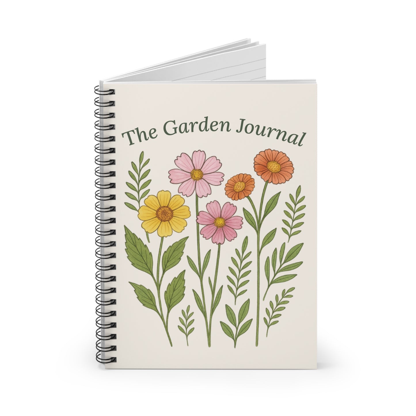 Garden Journal - Perfect for Plant Lovers, Nature Enthusiasts, Gift for Gardeners, Floral Notebook